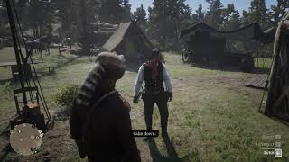 Greet  Greet  Antagonize In Camp RDR2 [upl. by Hibben100]