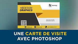 Une carte de visites avec Photoshop [upl. by Feliks]