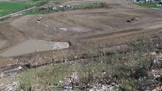 Drone Footage of Elkhorn NE Tornado Damage [upl. by Zinnes]