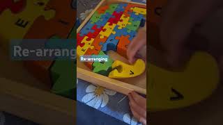 Brain 🧠 Gym with colourful AZ  Rearrange Shapes  Smart Education 👌 asd adhd autism sensory [upl. by Ginny]