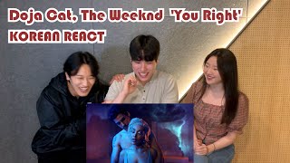 Korean React To Doja Cat You Right MV 🌌🌌 [upl. by Tuddor801]