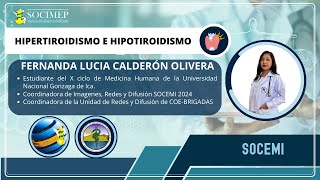 VIDEOS EDUCATIVOS 2024  HIPERTIROIDISMO E HIPOTIROIDISMO  SOCEMI  SOCIMEP [upl. by Sansbury]