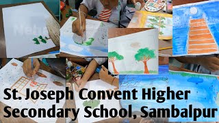 School Life Mast tha yar  St Joseph Convent School  sambalpur drawing competition School Video [upl. by Weinshienk282]