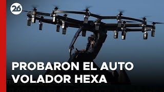 JAPÓN  Probaron el auto volador Hexa [upl. by Reisfield]