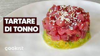 TARTARE DI TONNO perfetta come preparare un antipasto fresco e saporito 🐟 [upl. by Ecyle145]