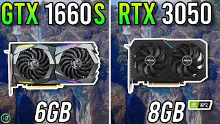 GTX 1660 Super vs RTX 3050  Big Difference [upl. by Neeloj]