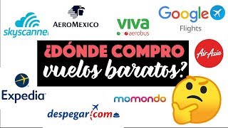 ¿Dónde compro mis vuelos de avión  Sitios web confiables [upl. by Inez608]