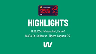 Highlights WASA St Gallen vs Tigers Langnau 57 [upl. by Treboh]