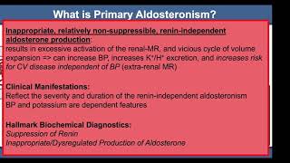 Primary Aldosteronism  Diagnosis and Treatment Anand Vaidya [upl. by Dedrick560]