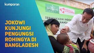 Jokowi Kunjungi Pengungsi Rohingya di Bangladesh [upl. by Imim]