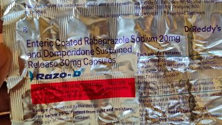 Rabeprazole sodium and Domperidone Capsules  RazoD Capsules [upl. by Refiffej]