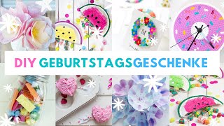 10 kreative Ideen für DIY Geburtstagsgeschenke [upl. by Utham]