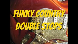 Funky Country Double Stops Guitar Lesson By Scott Grove [upl. by Nosaj622]