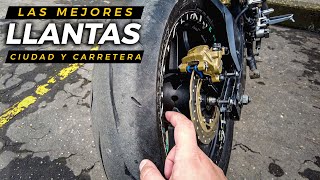 ✅ LAS MEJORES LLANTAS para la NS 200 😎 ciudad y carretera Battlax RS10 [upl. by Yenot]