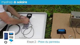 Monter un Kit Solaire AUTONOME  Panneau Solaire  Mini BMS  MyShop Solaire [upl. by Turro773]