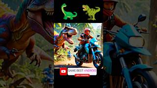 Dinosaur🦖Vs Bike Racing Indian Streets Driving Game 3D Mobile Gameplay shorts gameshorts [upl. by Nodearb]