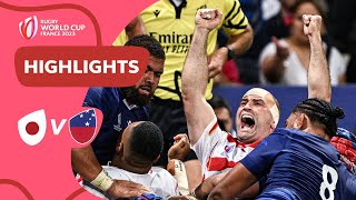 Japan keep the dream ALIVE  Japan v Samoa  Rugby World Cup 2023 Highlights [upl. by Herrmann]