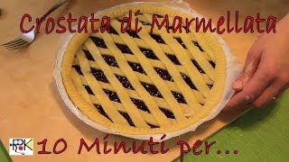 10 minuti per Cucinare crostata di marmellata o crema di nocciole Ricette Bimby [upl. by Rehpotsyrk]