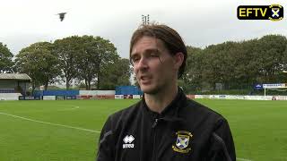 POSTMATCH REACTION  Kieran Millar v Stranraer [upl. by Anisor]