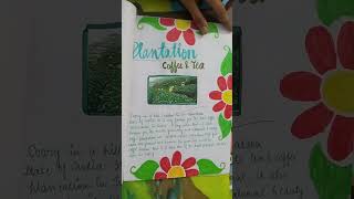 coorg project Class 10 youtubeshorts project coorgproject trending choose [upl. by Yromas]