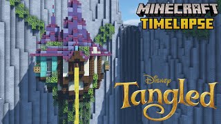 Rapunzels Tower from Tangled  Minecraft Timelapse [upl. by Oruasi]