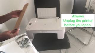 How I fixed printer Canon TS3322 paper is not feeding [upl. by Eneloj145]