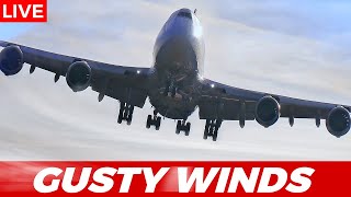 🔴LIVE CROSSWIND LANDINGS at CHICAGO OHARE INTERNATIONAL AIRPORT  AVGEEK ORD PLANE SPOTTING [upl. by Annawd]