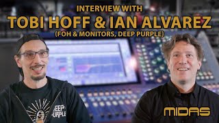 Interview with Tobi Hoff FOH amp Ian Alvarez Monitors  HD96 on Tour with Deep Purple [upl. by Stanwood]