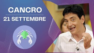 Cancro ♋️ Loroscopo di Paolo Fox  21 Settembre 2024  Contrariati dalla Luna…e stressati dal capo [upl. by Sue]