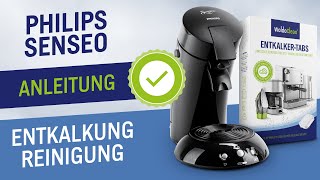 Philips Senseo entkalken und reinigen Anleitung  Entkalkung Tabs und Reinigung Tipps [upl. by Sergu]