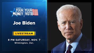 WATCH LIVE Presidentelect Joe Biden addresses the nation — 1172020 [upl. by Nehcterg392]