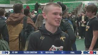 Perrysburg Dominates Clay Wrestling Sectional [upl. by Tibbetts]