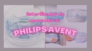 ESTERILIZADOR DE MAMADEIRAS  PHILIPS AVENT  ESTERILIZADOR DE MICROONDAS  Compensa comprar [upl. by Nicolette]