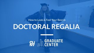 How to Wear Your Doctoral Regalia for Commencement [upl. by Devol]