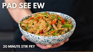 Fast and Affordable Stir Fry  Pad See Ew in 20 Minutes or Less [upl. by Enileme]