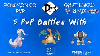 Pokémon GO PvP  Great League Remix 5 Rounds Goodra  Charizard  Steelix [upl. by Licht481]