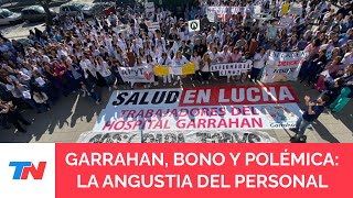 Protesta del personal del Hospital Garrahan por las medidas anunciadas por el Ministerio de Salud [upl. by Lennej938]