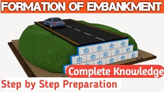 Formation of Embankment  Earthwork  Embankment  Important points  Road Embankment Process [upl. by Daryl709]