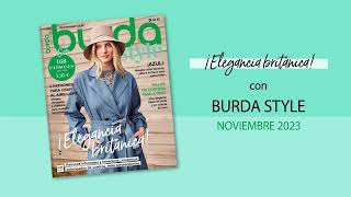 Burda Style Noviembre 2023  Elegancia britanica [upl. by Moskow]