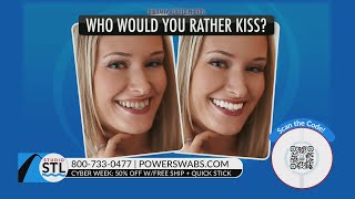 Power Swabs offers 50 off teeth whitening [upl. by Odlaw]