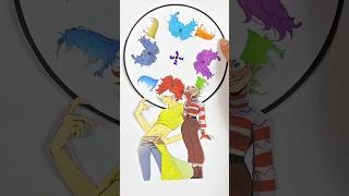 anxiety and joy humanised hair color puzzle shorts insideout2 [upl. by Atsirt]