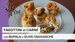 FAGOTTINI con MOZZARELLA e OLIVE TAGGIASCHE  Provali Caldi con un Bicchiere di Prosecco Ghiacciato😘 [upl. by Baxie]