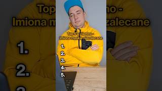 Top 5 w ciemno  Imiona niezalecane przez RJP męskie imię top5 humor rozrywka gothic [upl. by Naimed]