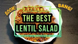 The BEST lentil Salad Ever  WFPB  Gluten Free  Vegan [upl. by Mackie]