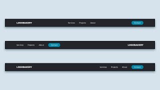 Navbar CSS Tutorial 3 Ways to Create a Navigation Bar with Flexbox [upl. by Inobe18]