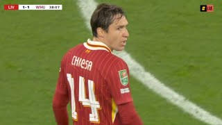 Federico Chiesa vs West Ham 25092024 [upl. by Swart]