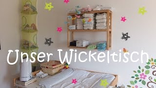 Unser Wickeltisch  Wickeln mit Stoffwindeln [upl. by Annahoj]