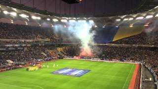 Romania vs Ungaria 11 11102014  EURO 2016 Imnul national al Romaniei [upl. by Bloem]