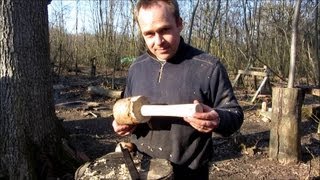 Making a Mallet from a Log [upl. by Trilbie746]