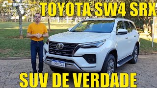 Toyota SW4 SRX 28 Diesel 4x4  Isso sim é um SUV de verdade [upl. by Lednam]